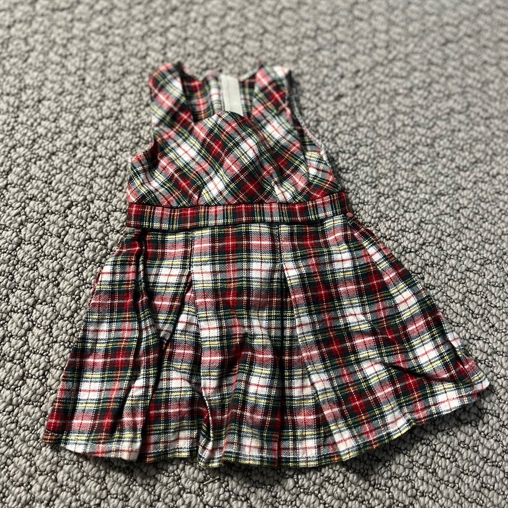AG doll Molly dress jumper plaid dress 1994 pleasant company